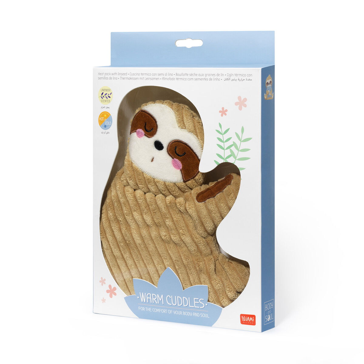 Heat Pack With Linseed - Sloth - Warm Cuddles