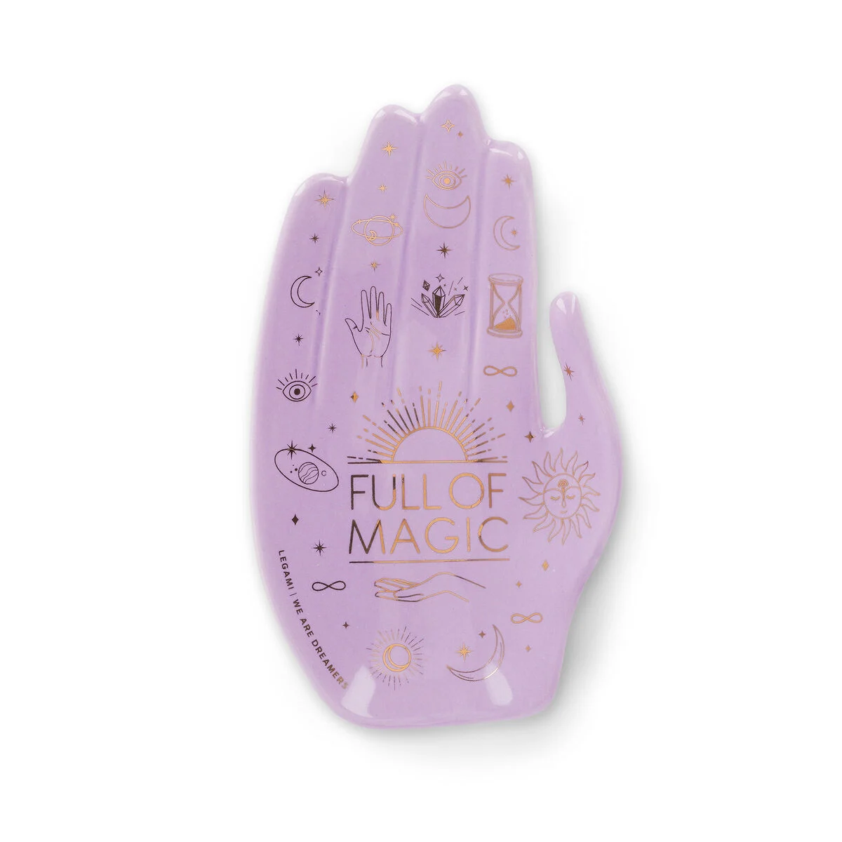 Hand-Decorated Ceramic Trinket Dish - Magic - Rings & Things