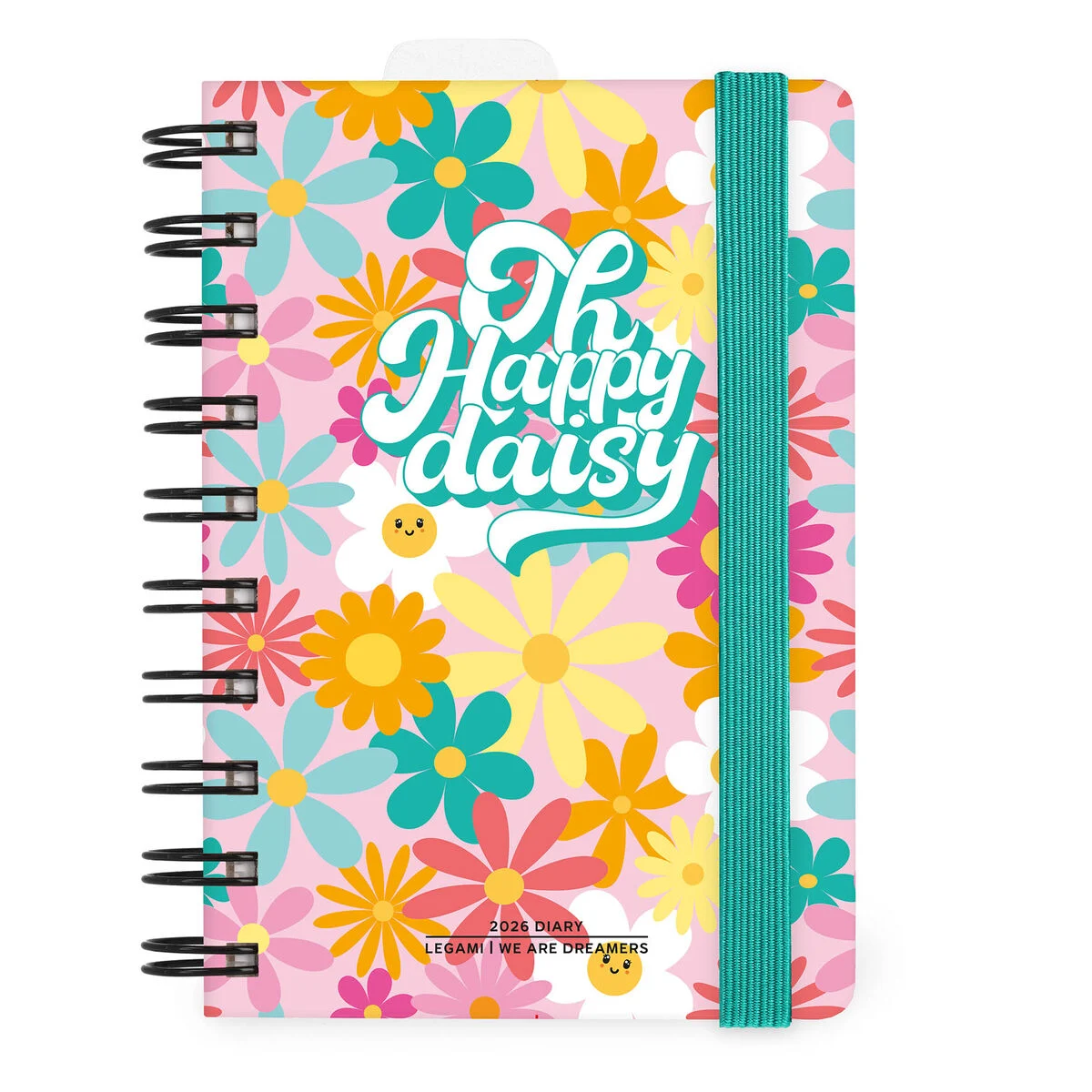 12-Month Small Daily Spiral-Bound Diary - 2026