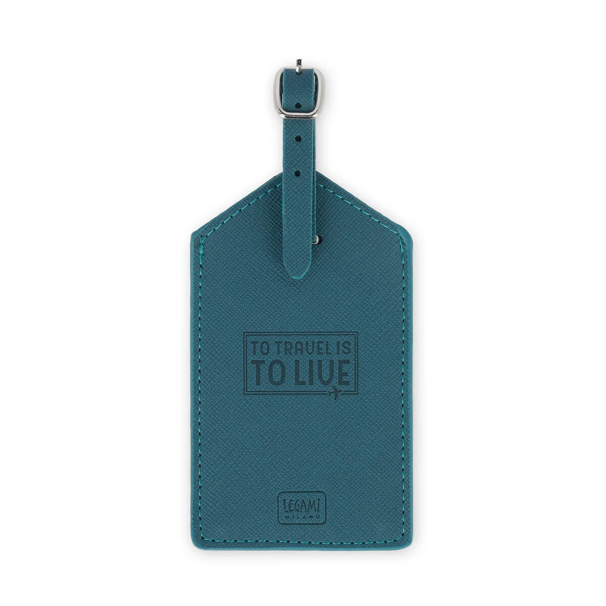 Petrol Blue Luggage Tag