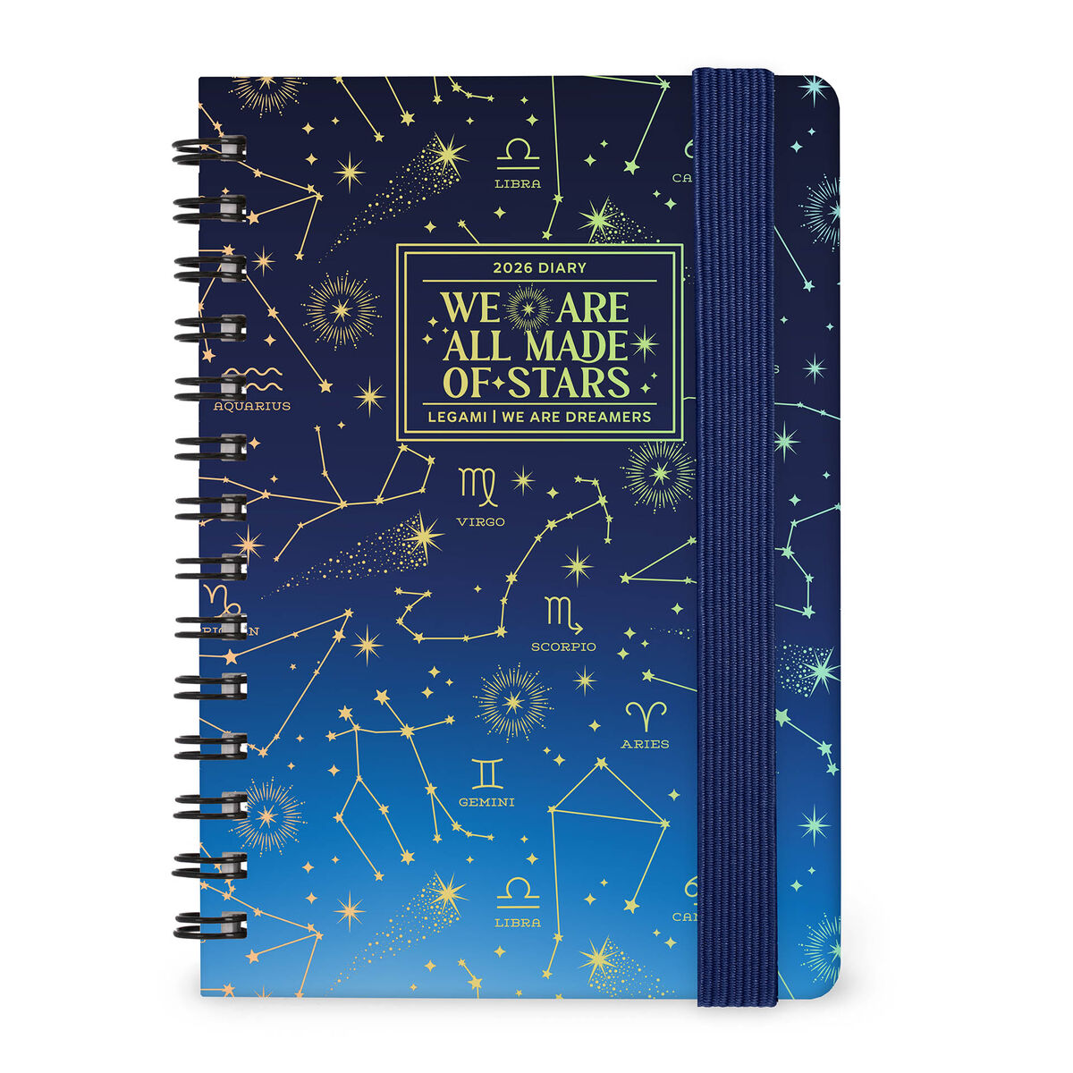 12-Month Small Weekly Spiral-Bound Diary - 2026
