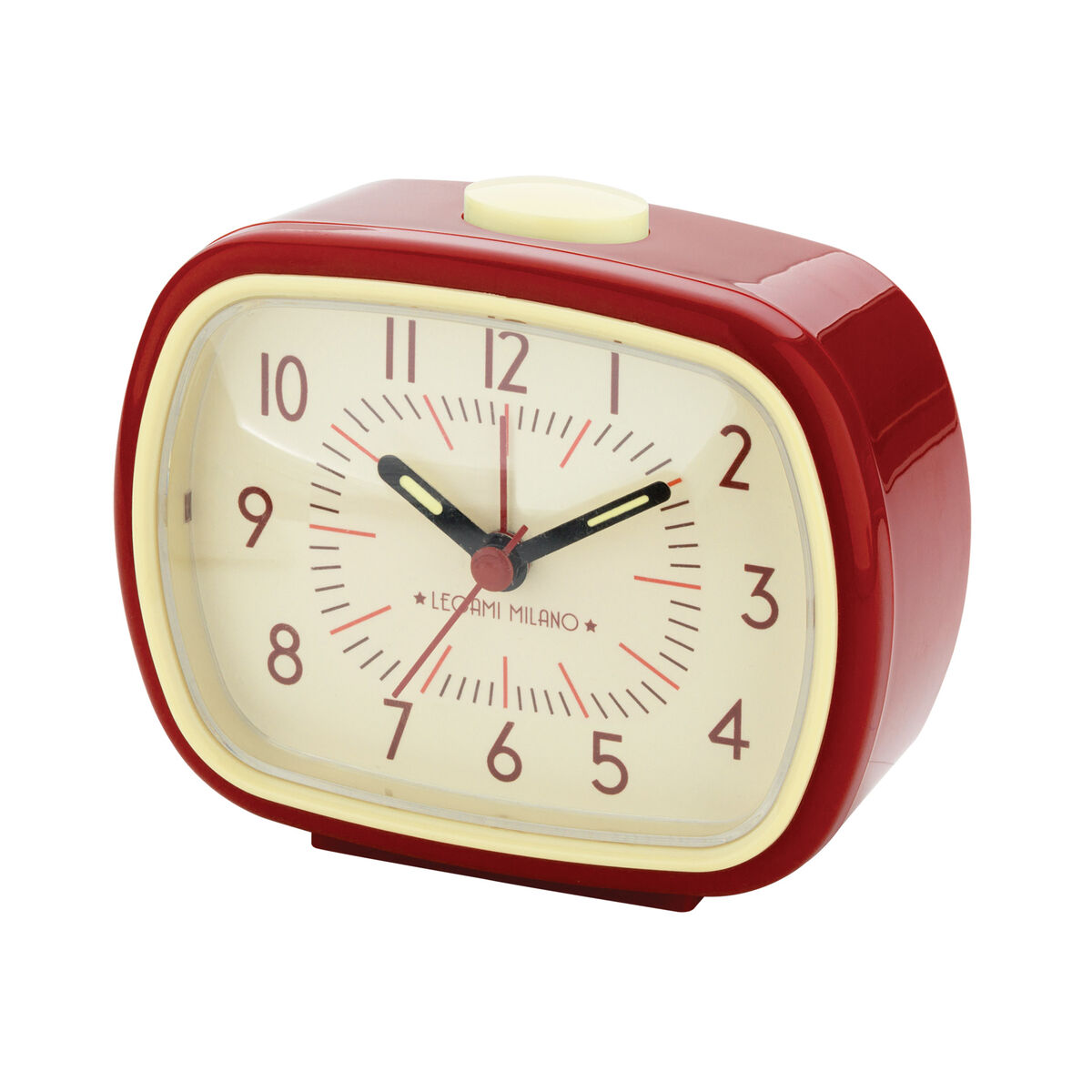 Vintage Inspired Alarm Clock - Red - Retro Alarm Clock