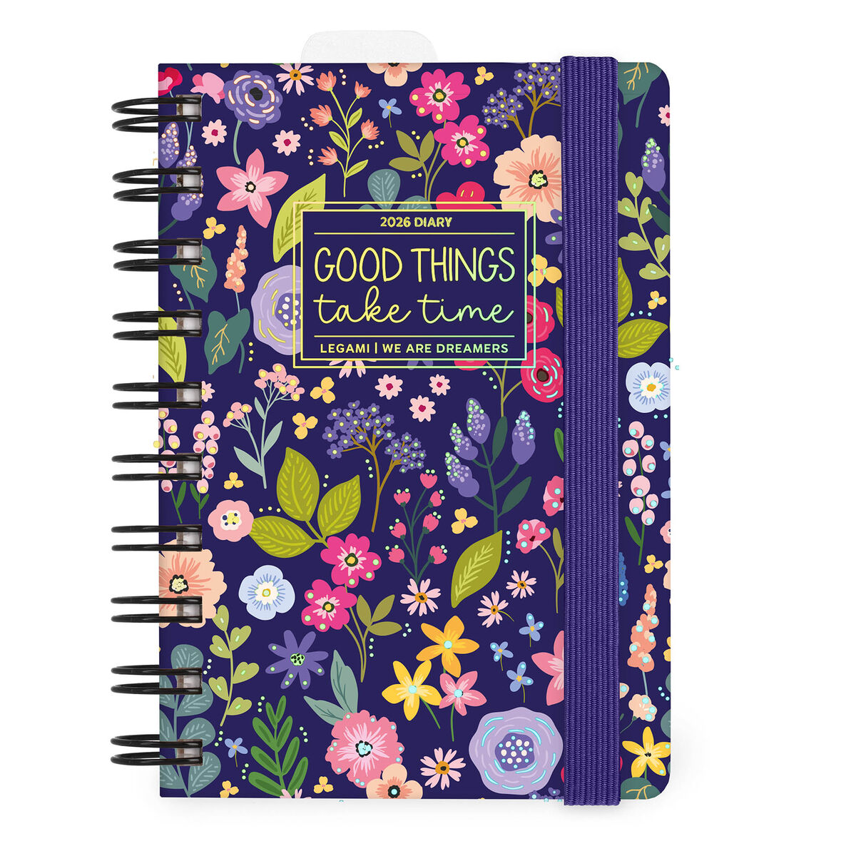 12-Month Small Daily Spiral-Bound Diary - 2026