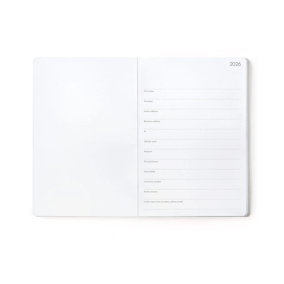 12-Month Medium Weekly Photo Diary - 2026