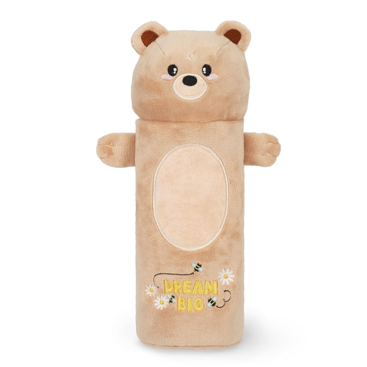 Teddy Bear "Dream Big" Soft Plush Pencil Case - Super Soft!
