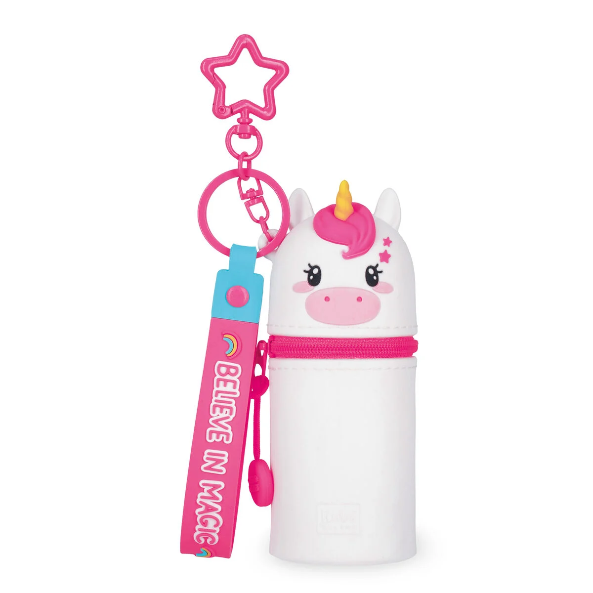 Unicorn Coin Purse with Key Ring - Mini Kawaii
