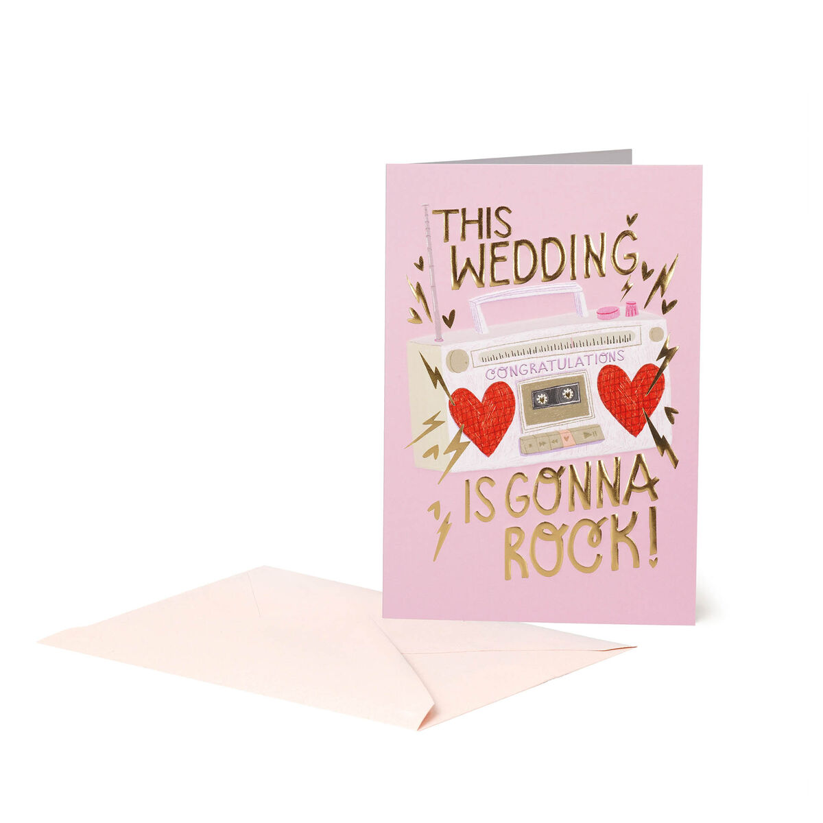 Greeting Card - Large - Wedding - Rock Wedding