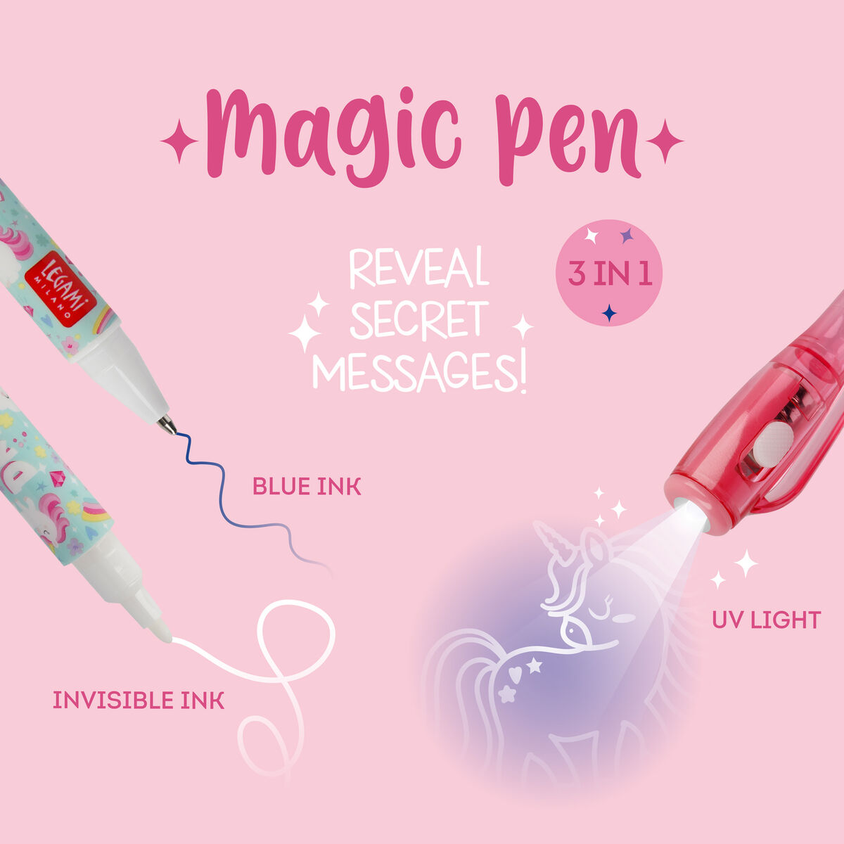 Invisible Ink Pen - Unicorn - Magic Pen