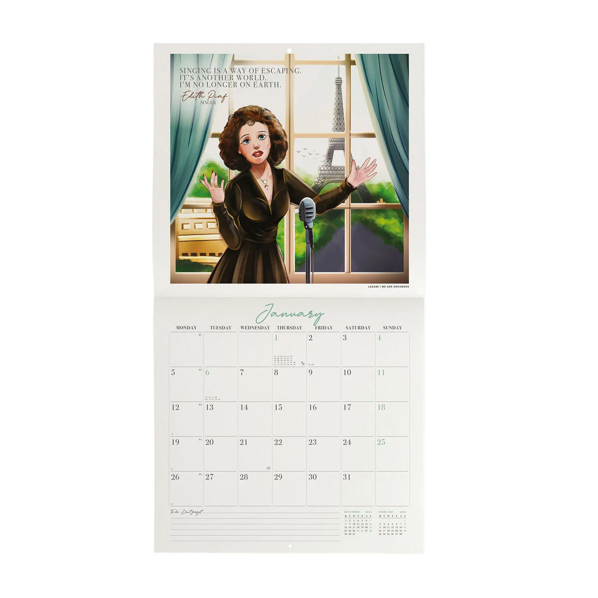 2026 Wall Calendar - 30 x 29 cm