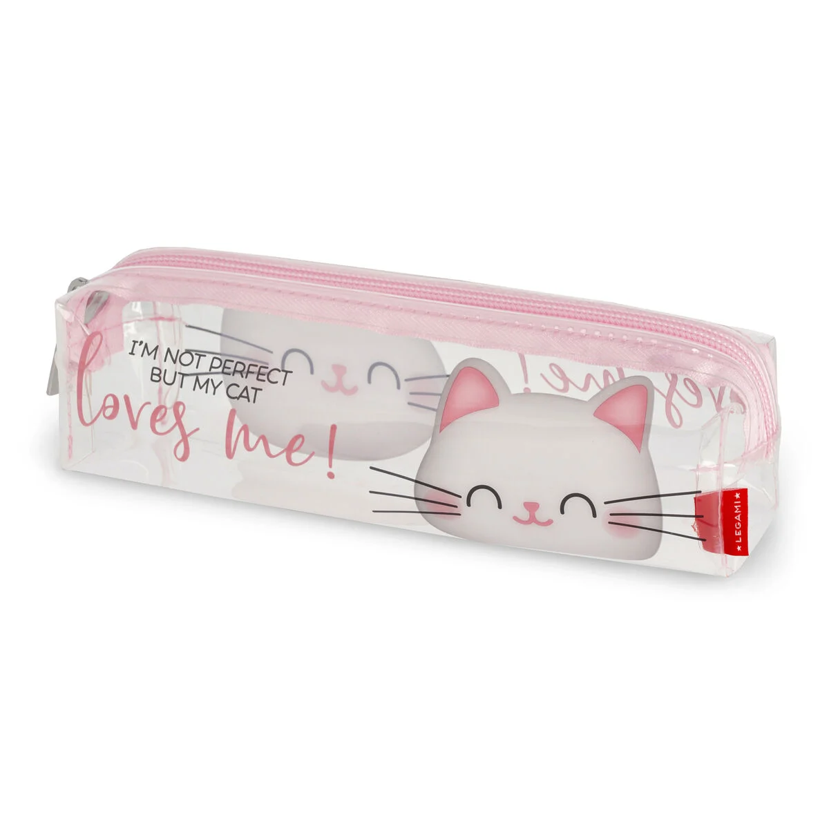 Kitty Soft Transparent Pencil Case