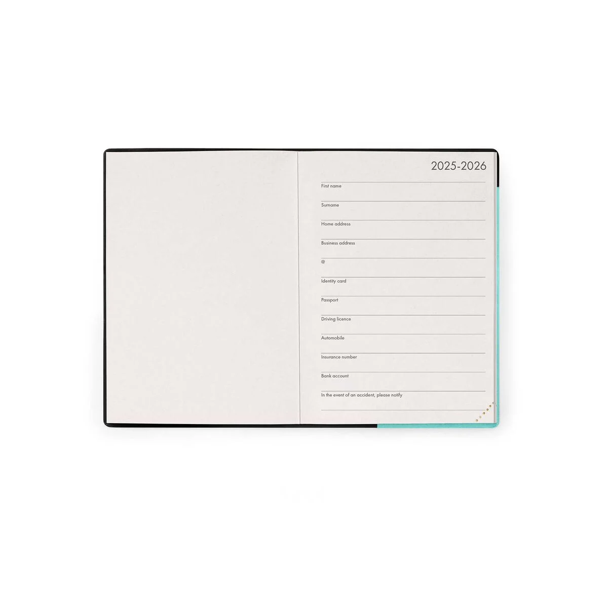 16-Month Weekly Diary for 2025/2026 - Aquatic Awe - With Notebook