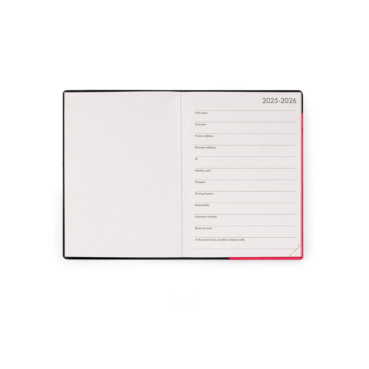 12-Month Small Daily Diary - 2026