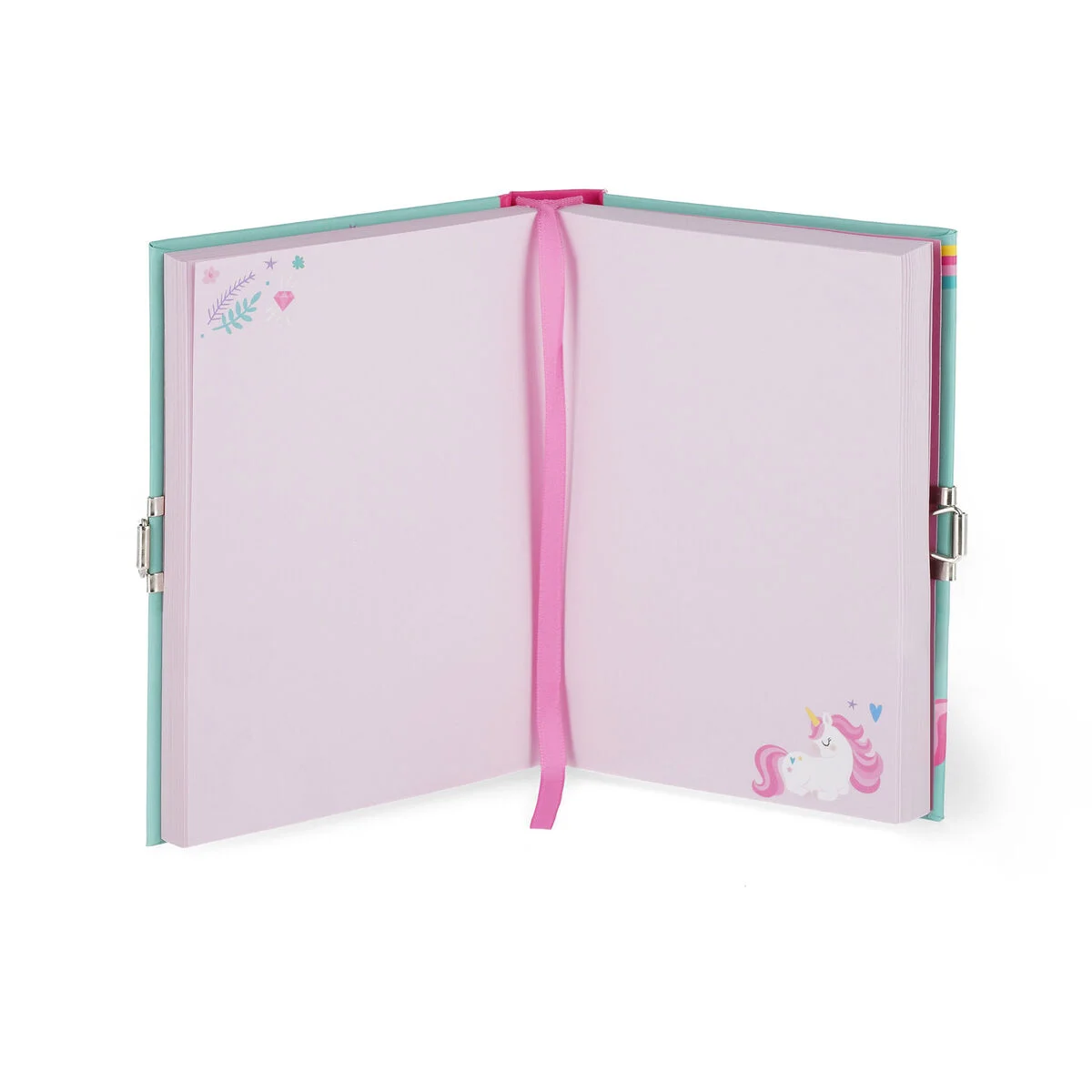 Secret Diary with Padlock and Illustrated Hard Cover - Unicorn - My Secret Diary