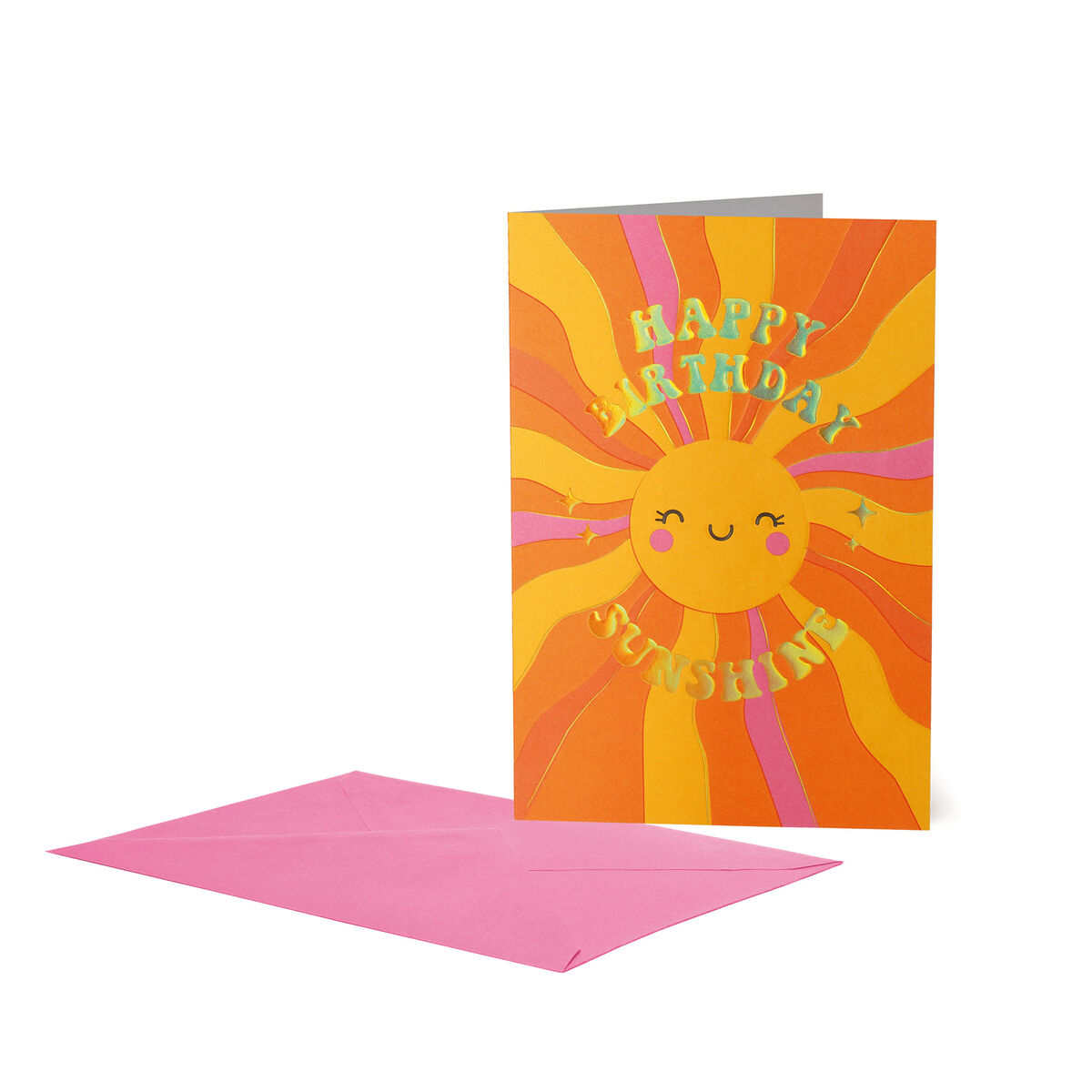 Birthday Card - Large - Greeting Card - Happy Birthday Sunshine