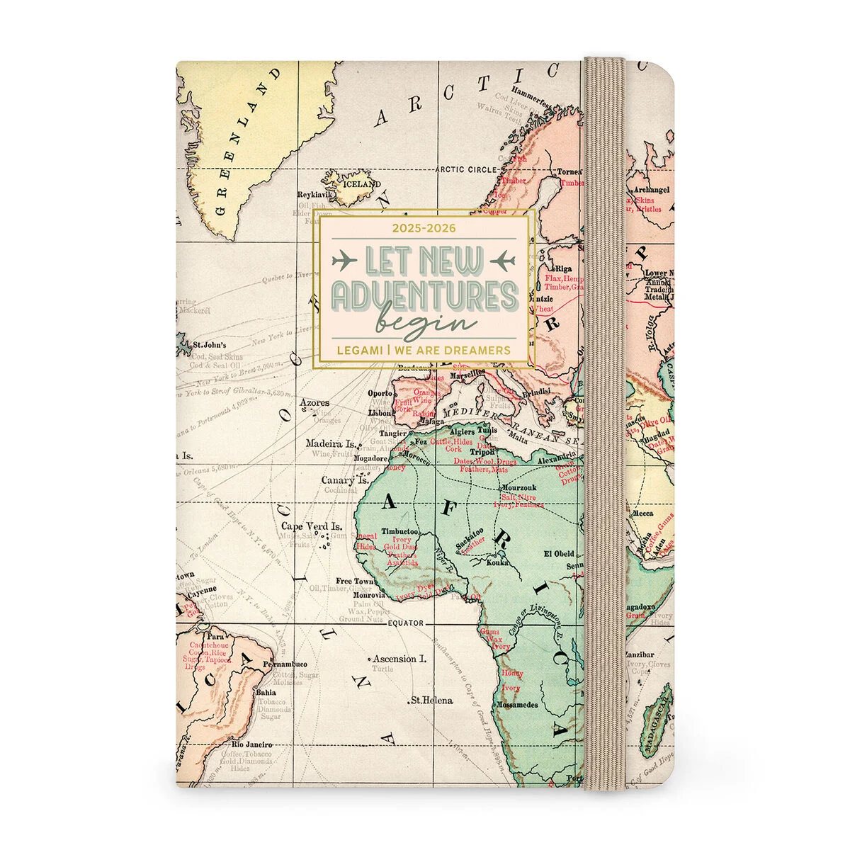 16-Month Weekly Photo Diary for 2025/2026 - Travel - With Notebook