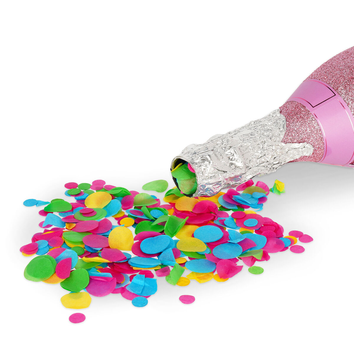 Maxi Pink Champagne Bottle Party Popper - Maxi Bottle Party Popper