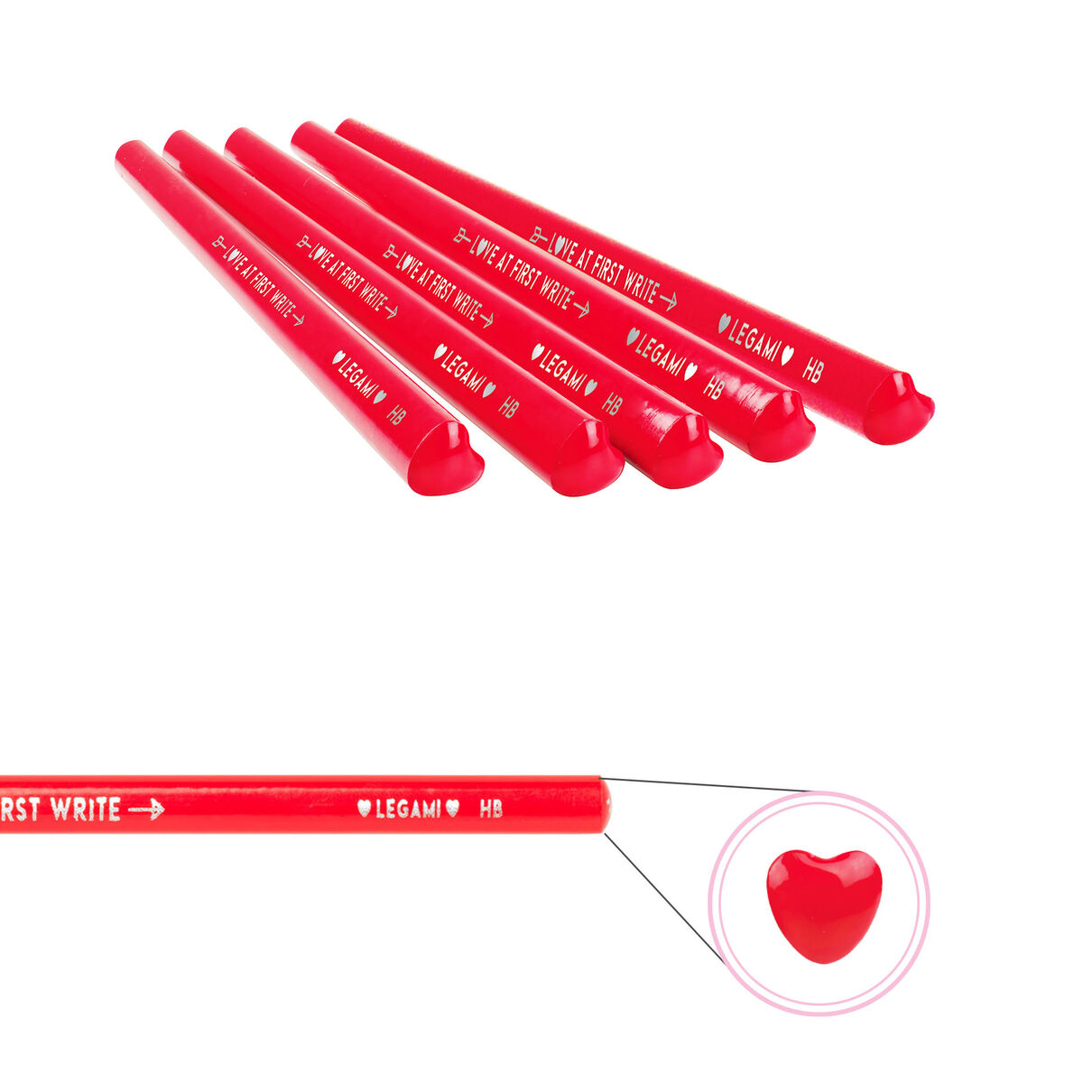 Heart-Shaped Pencil - Love at First Write