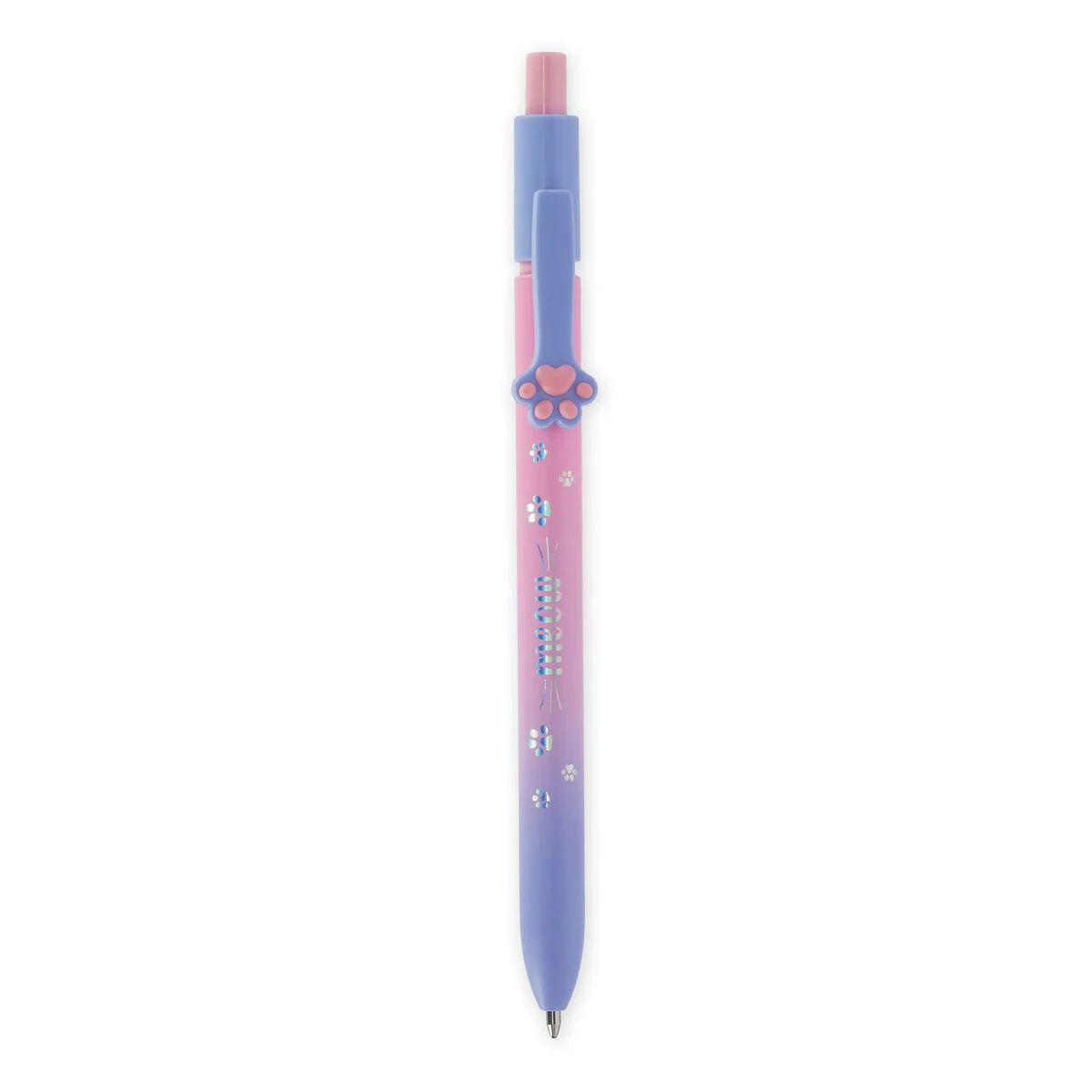 Kitty-Themed Ballpoint Pen - Blue Ink - Meow