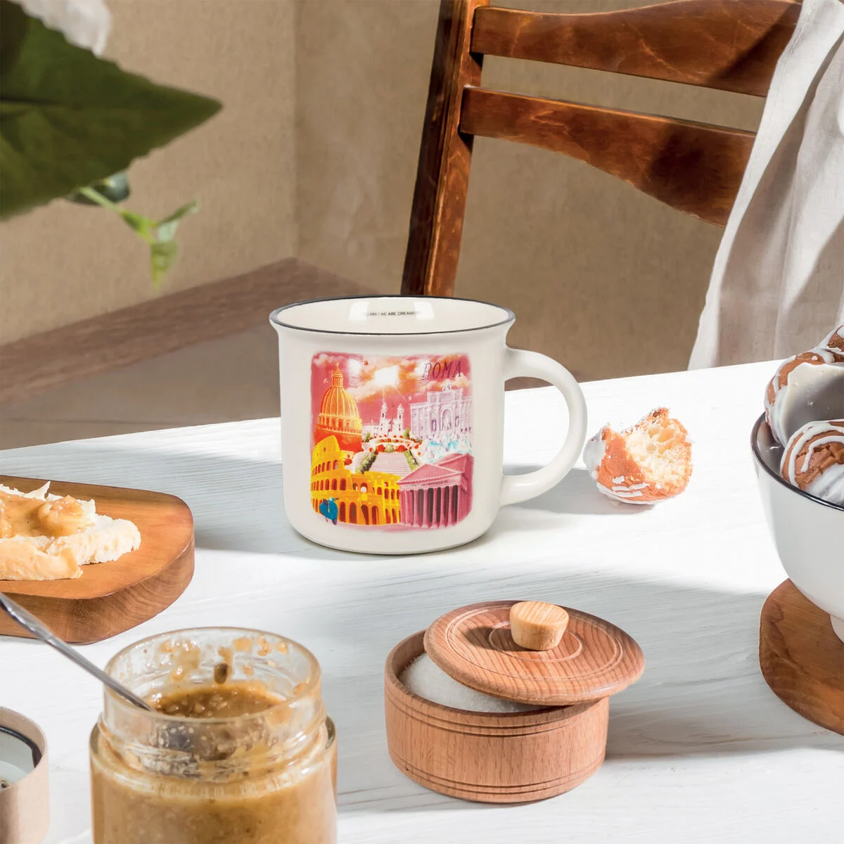 Porcelain Mug - Roma - Cup-Puccino