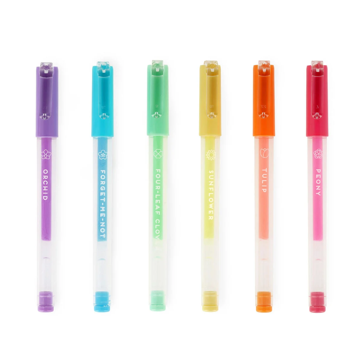 Set of 6 Pastel Gel Pens - Spring is in the Air