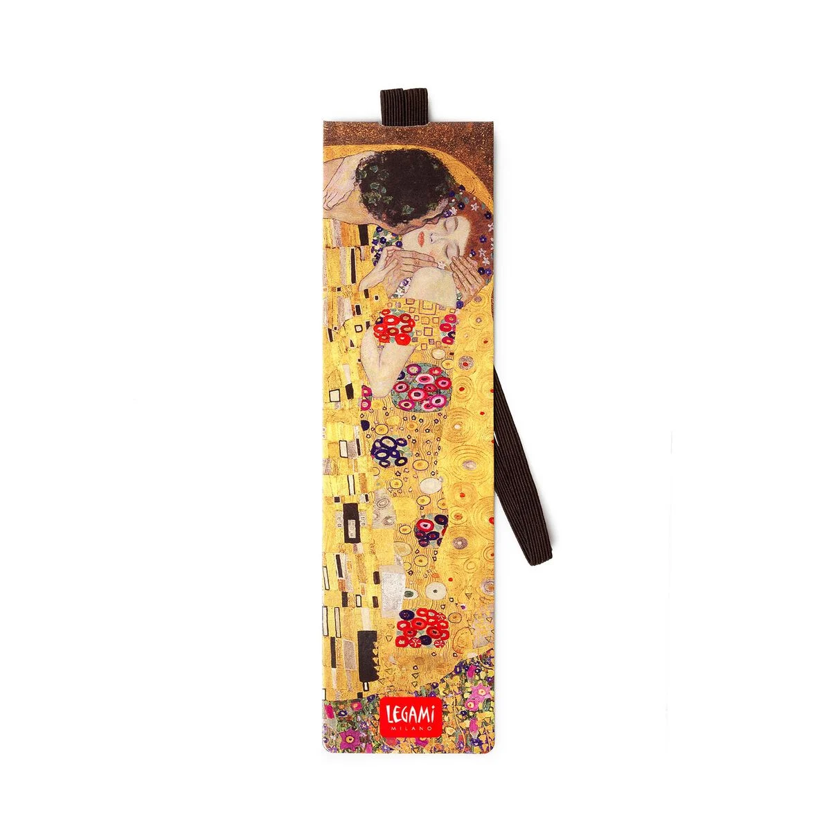 Illustrated Bookmark with Elastic Band - Gustav Klimt - Bookmark