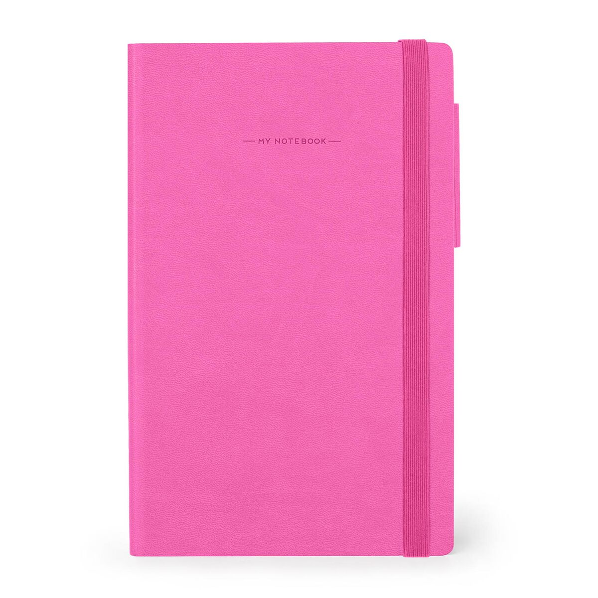 Lined Notebook with Monochrome Soft Cover - Bougainvillea - My Notebook