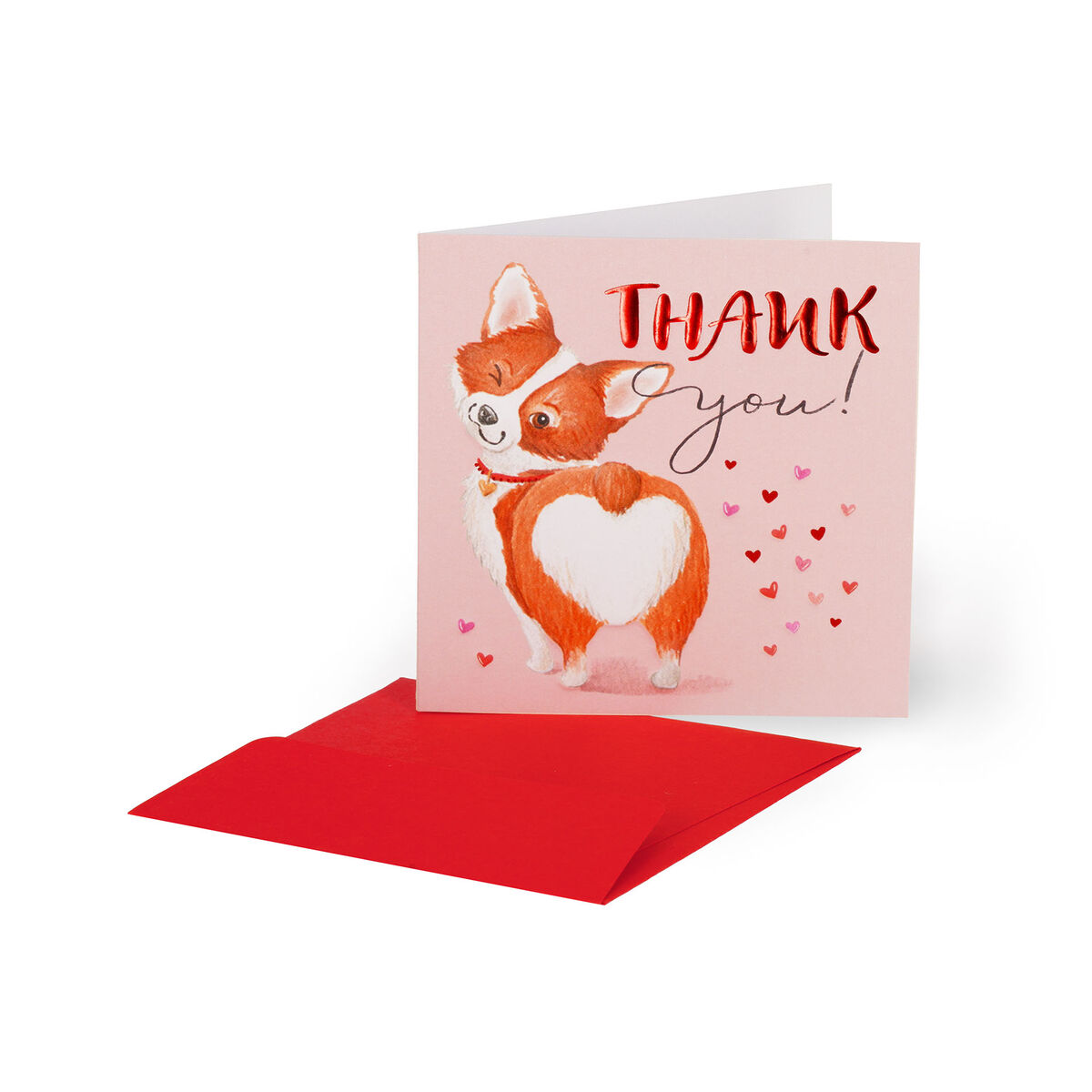 Greeting Card - Small - Various - Small Greeting Card - Thank You Corgi