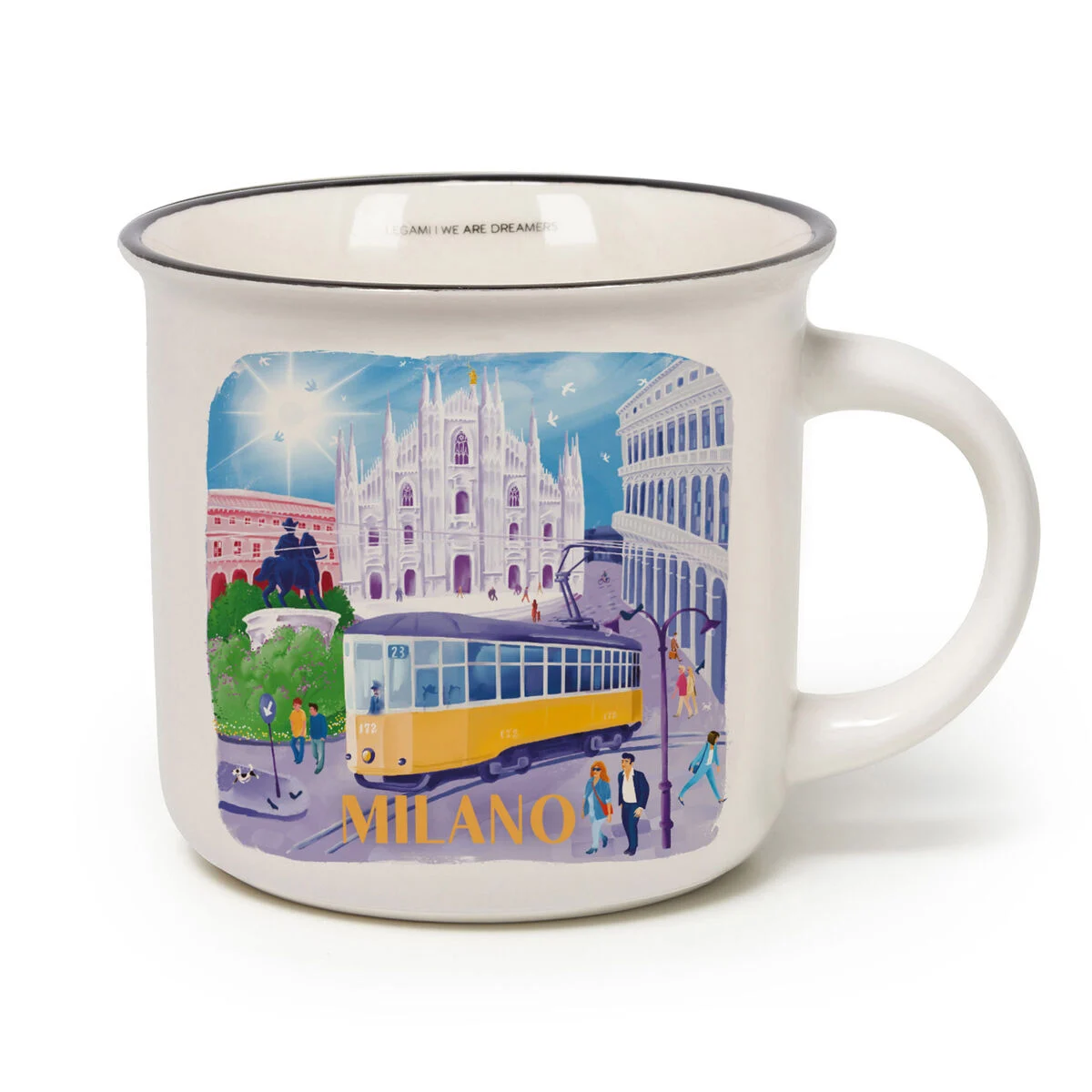 Porcelain Mug - Milan - Cup-Puccino