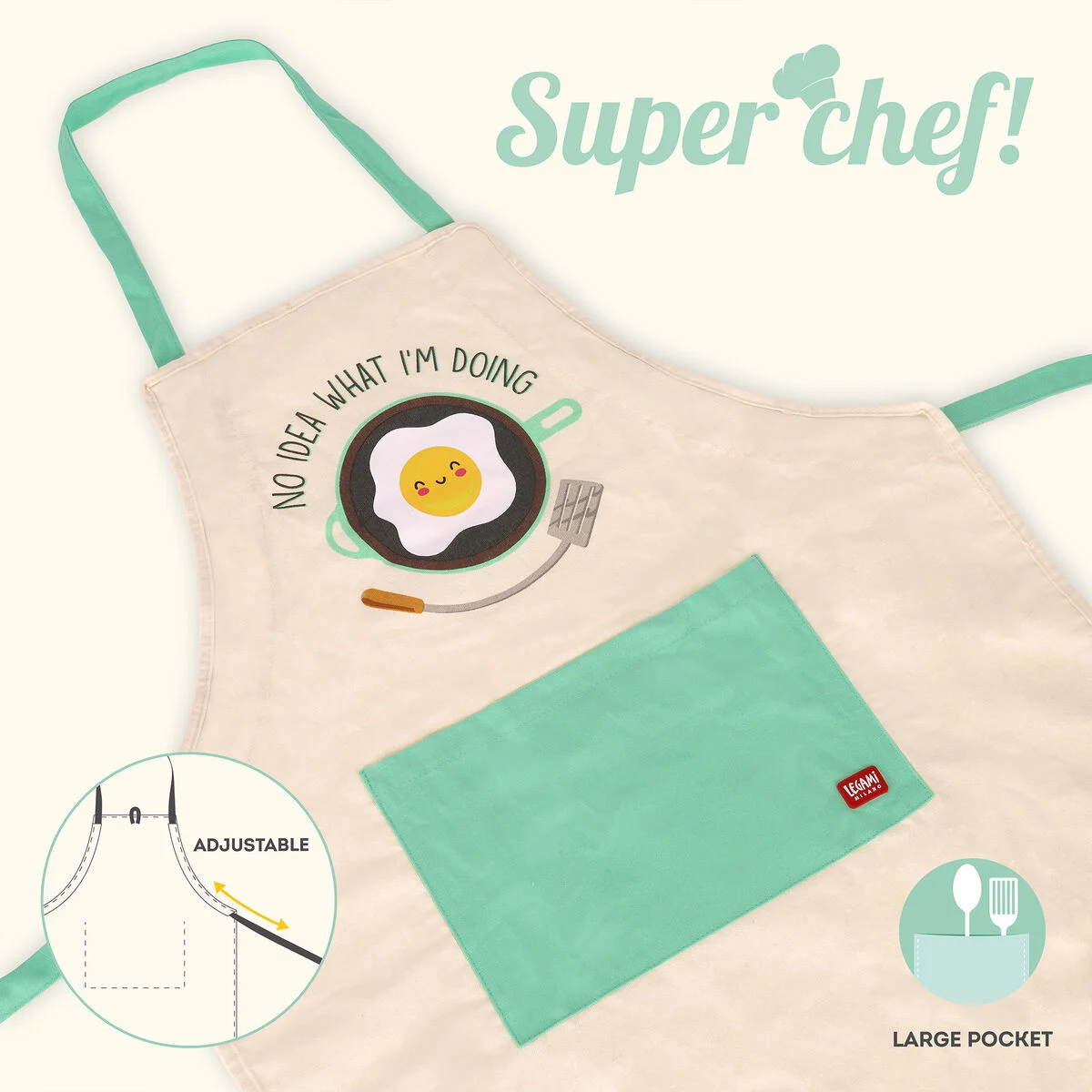 Egg Cooking Apron - Super Chef