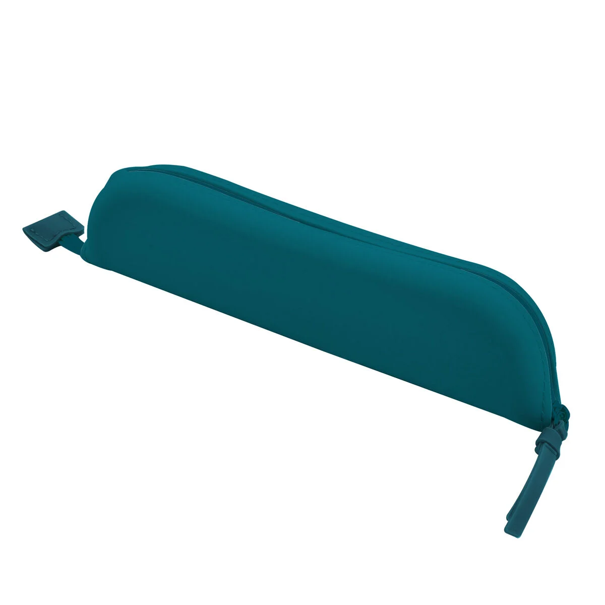 Petrol Blue Soft Silicone Pencil Case - Cute!