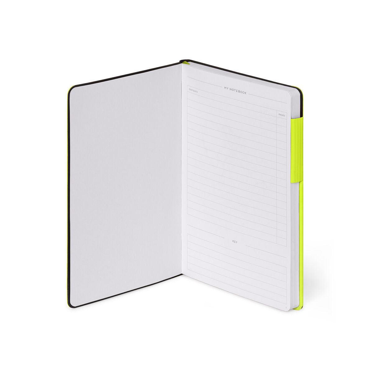 Dotted Notebook with Monochrome Soft Cover - Chartreuse - My Notebook