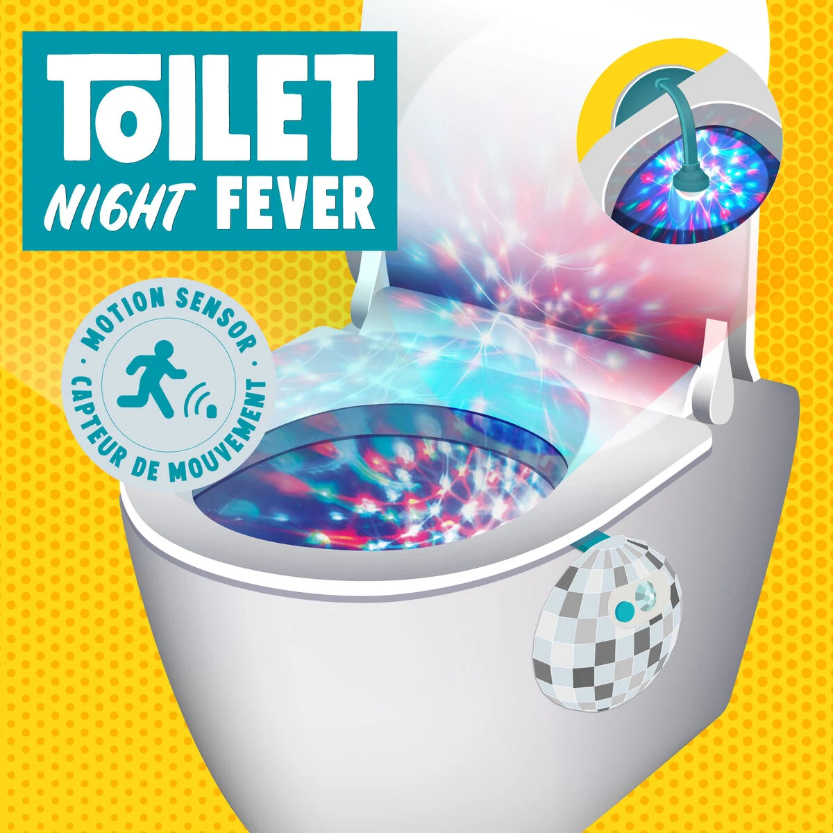 Bathroom Night Light With Sensor - Toilet Night Fever