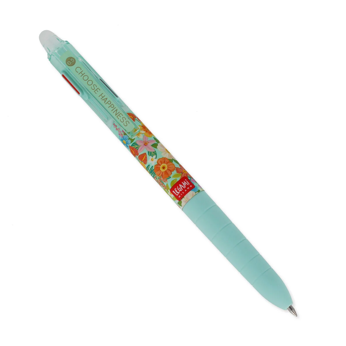 3-Colour Erasable Gel Pen - Flowers - Make Mistakes