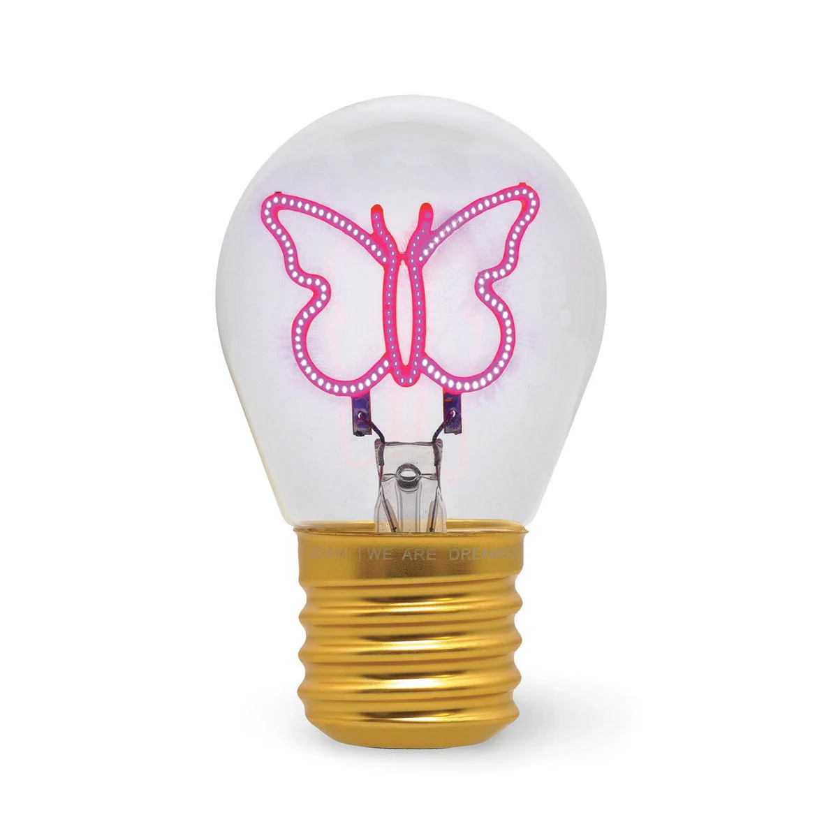 Decorative Lightbulb-Shaped Table Lamp - Butterfly - Bulb Fiction