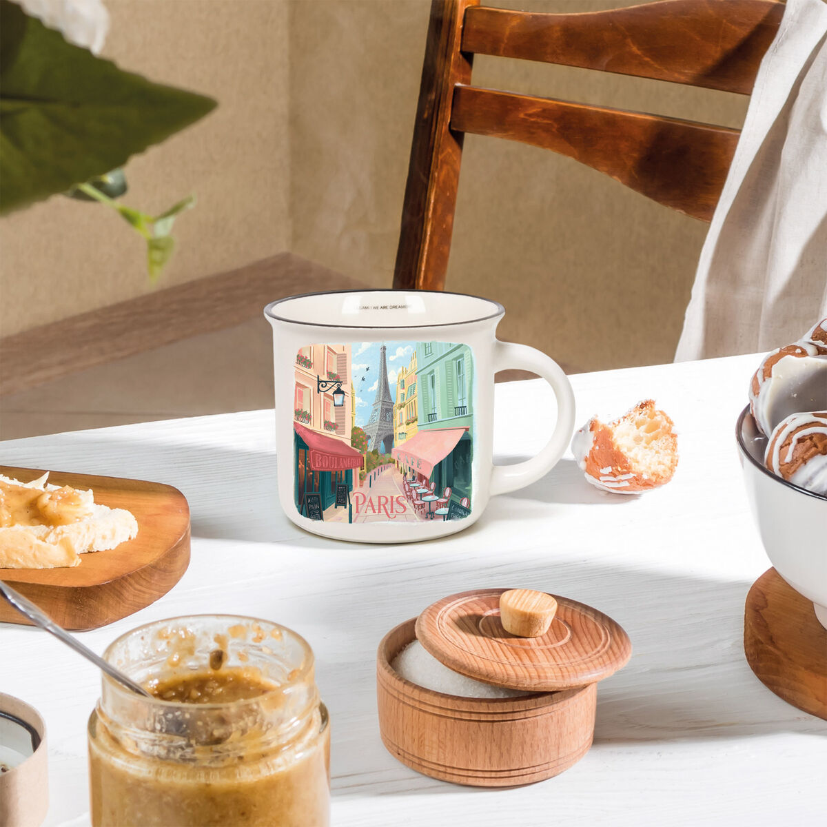 Porcelain Mug - Paris - Cup-Puccino