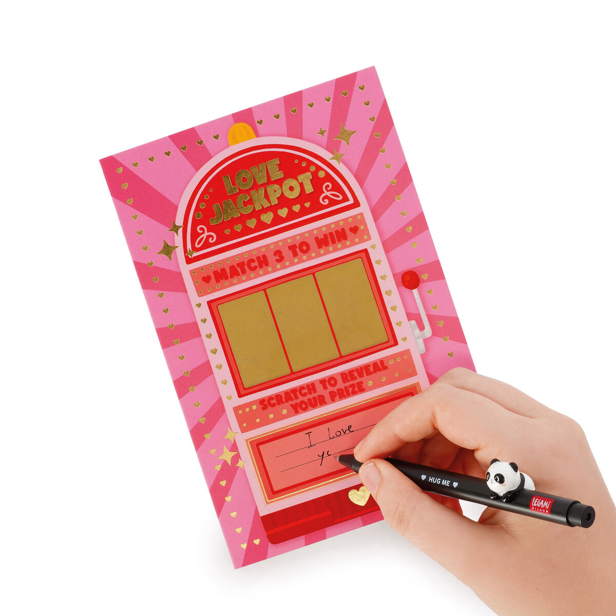 Scratch to Reveal Greeting Card - Love Jackpot