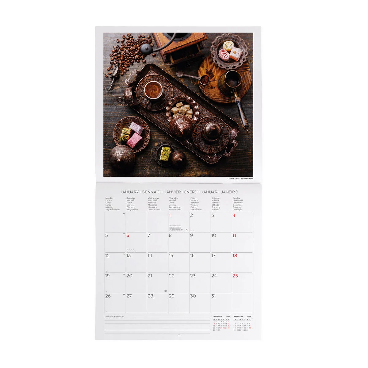 2026 Wall Calendar - 30 x 29 cm