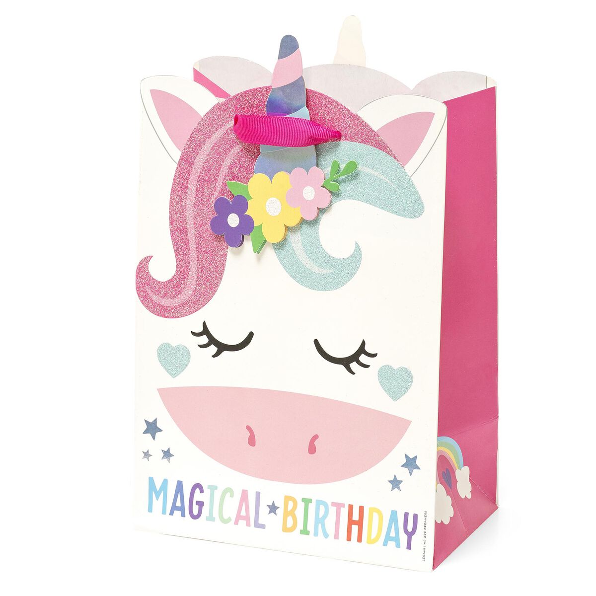 Unicorn Birthday Gift Bag - Medium