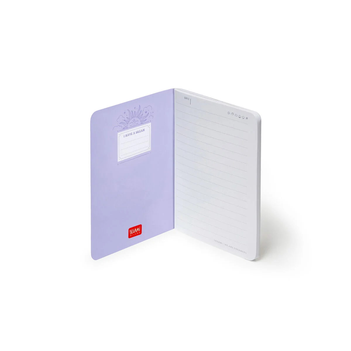 A6 Lined Notebook with Illustrated Hard Cover - Tarot