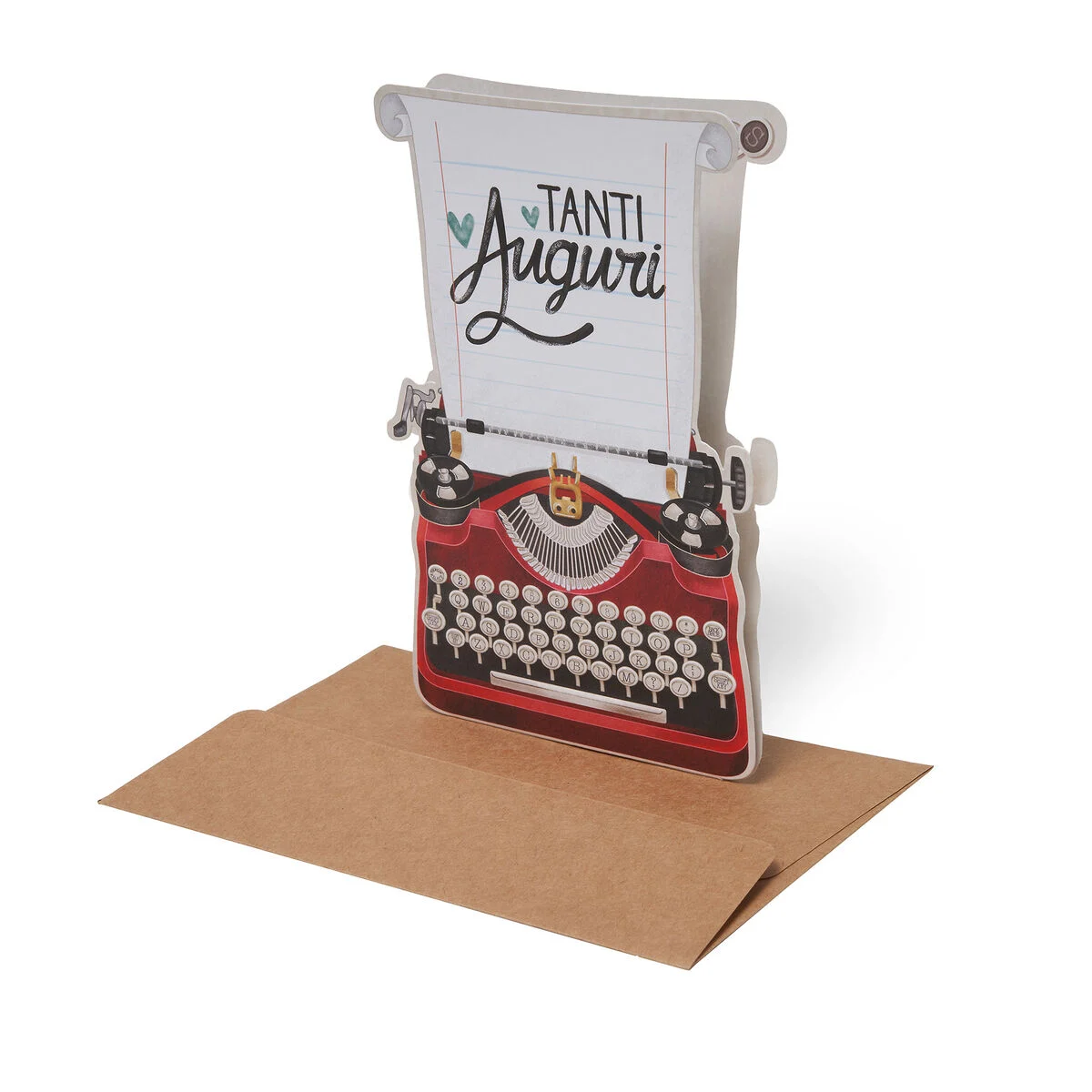 Greeting Card - Typewriter