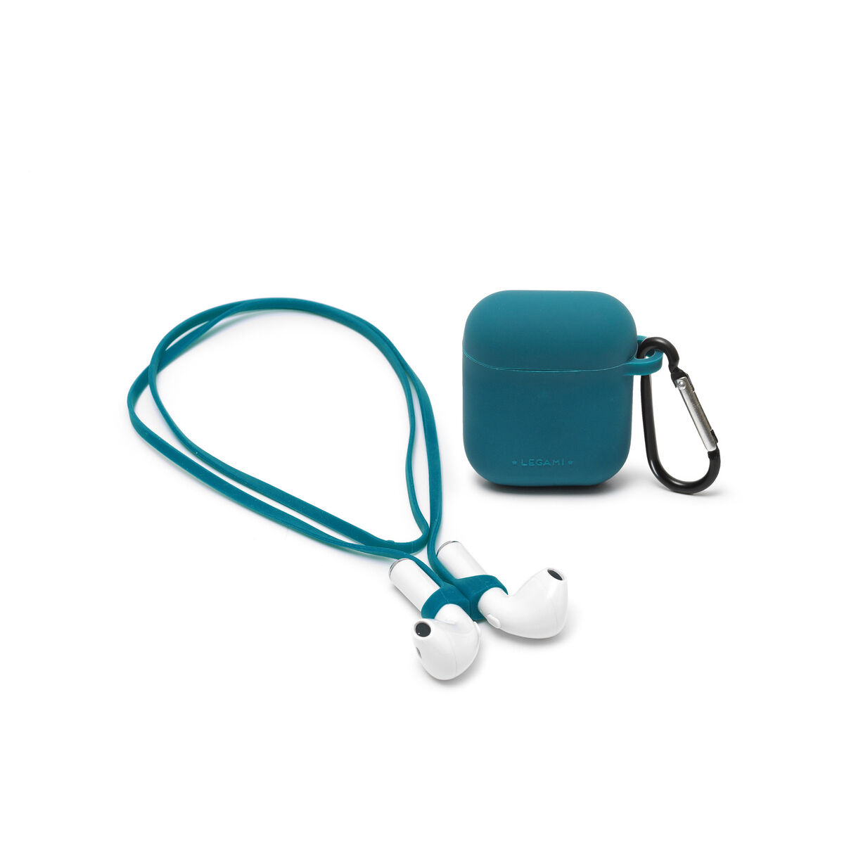 Petrol Blue 2-in-1 Case and Cord Set for AirPods - Air'n Go