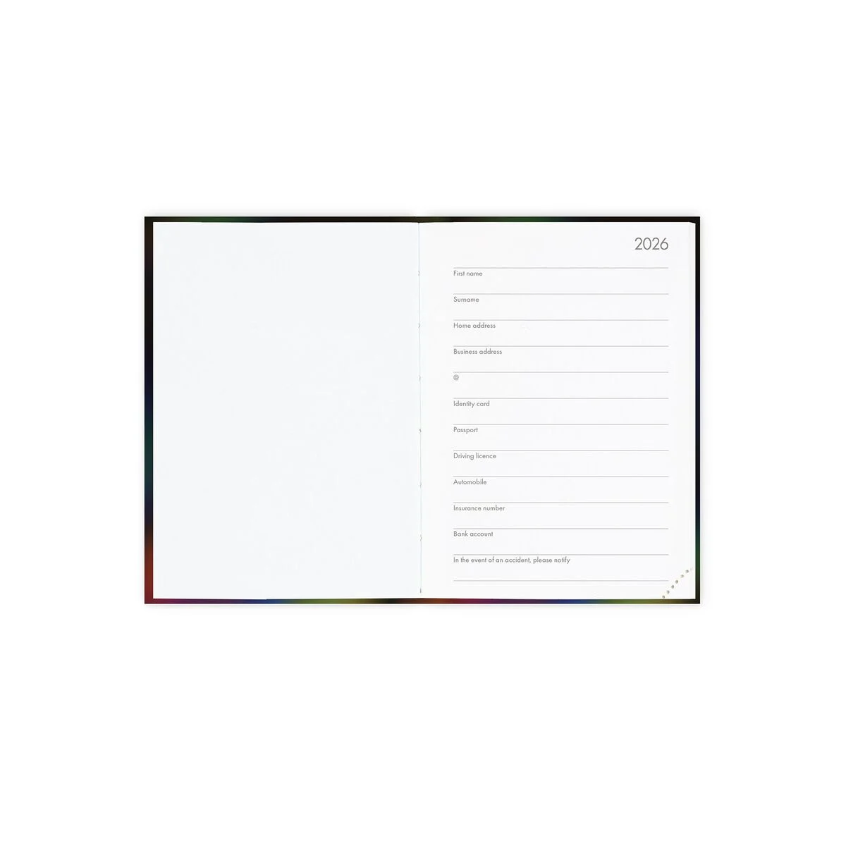 12-Month Small Daily Photo Diary - 2026