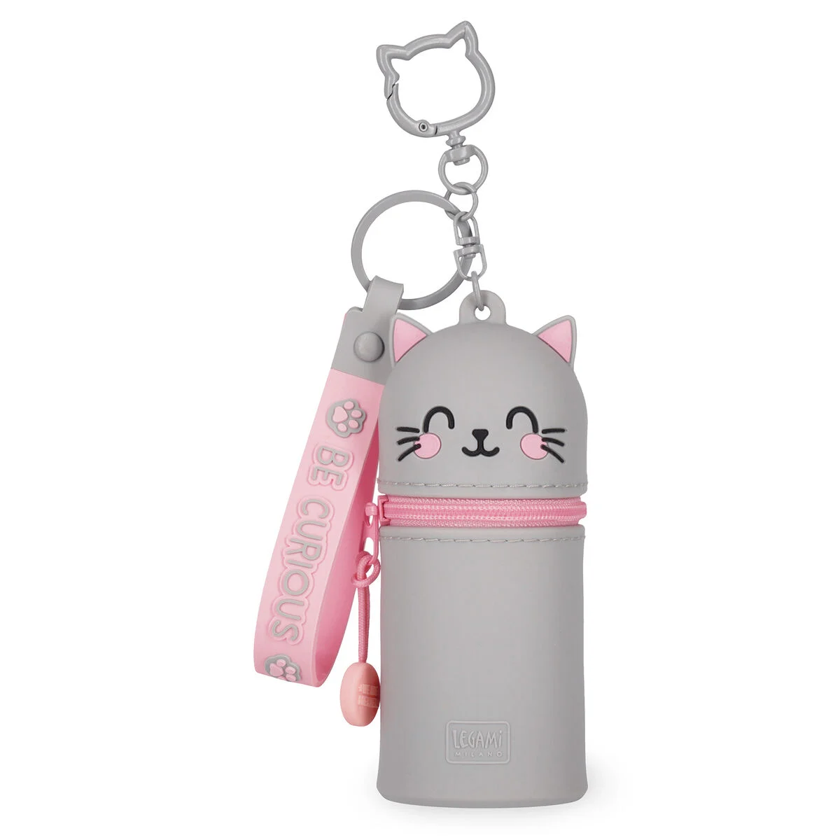 Kitty Coin Purse with Key Ring - Mini Kawaii