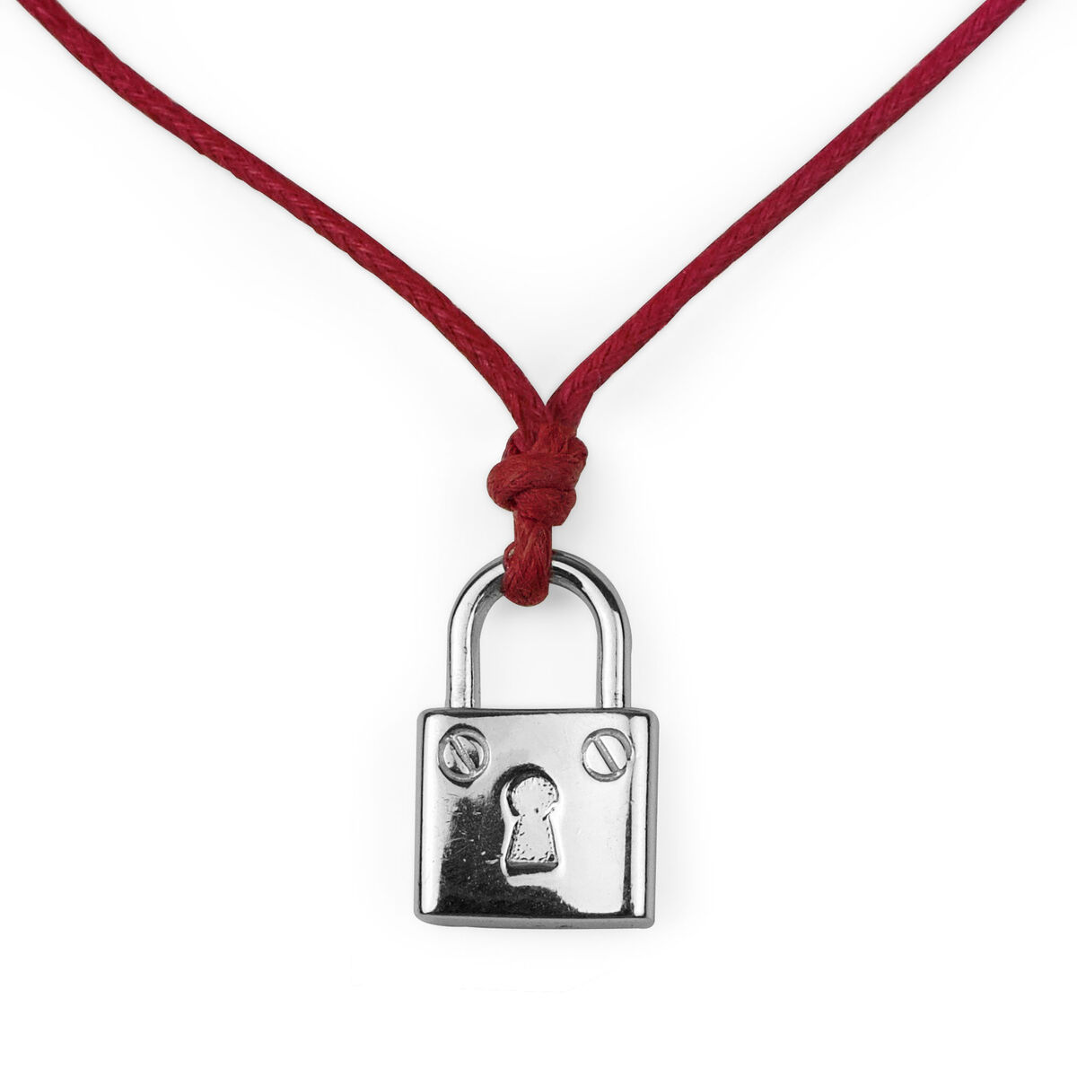 Secret Bonds - Silver Pendant - Padlock