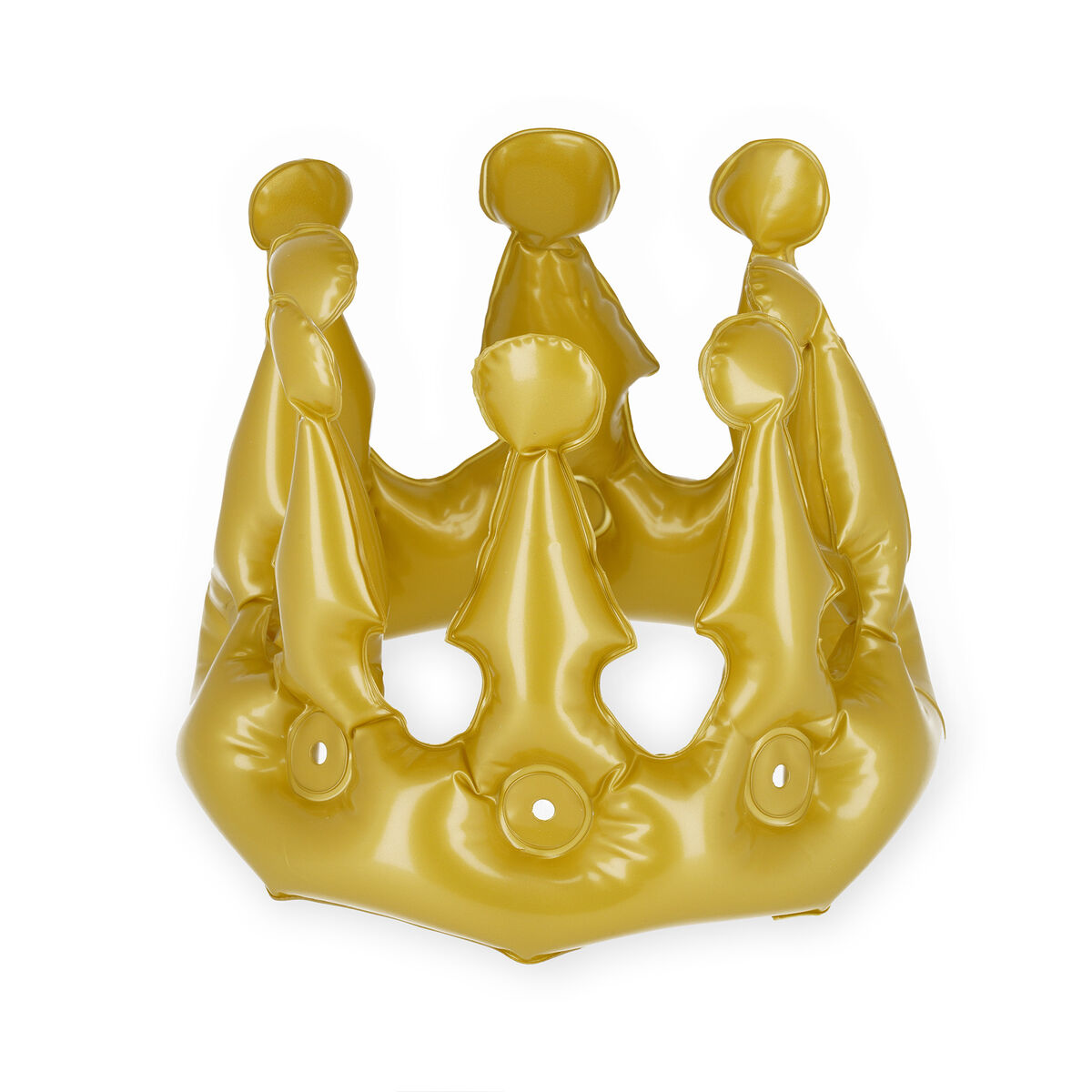 Gold Inflatable Crown - Prince - Party Prince