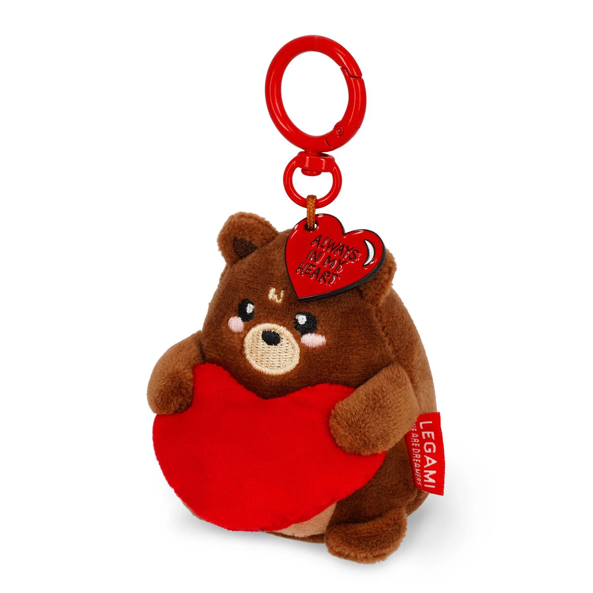 Teddy Bear Plush Key Ring - Tiny Super Soft!