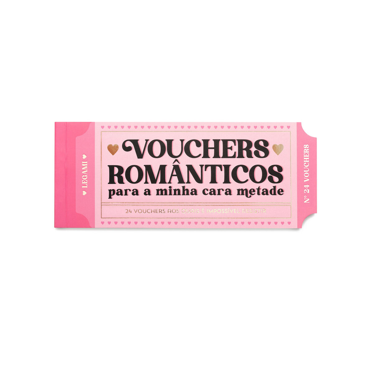 Book of 24 Romantic Vouchers - Portuguese - Gift Vouchers