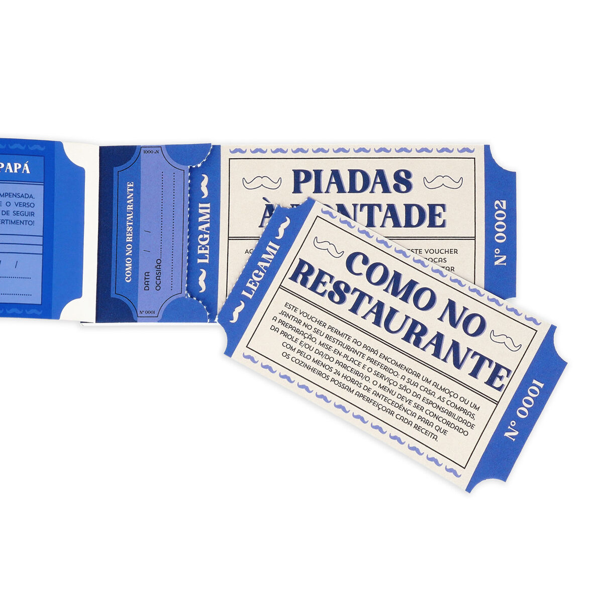 Book of 24 Vouchers for Dad - Portuguese - Gift Vouchers