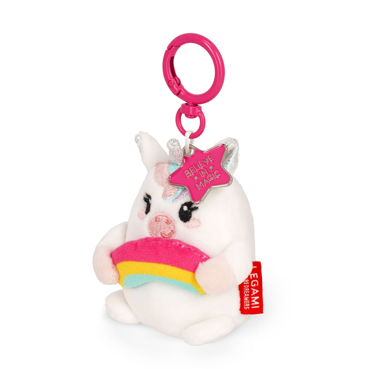 Unicorn Plush Key Ring - Tiny Super Soft!