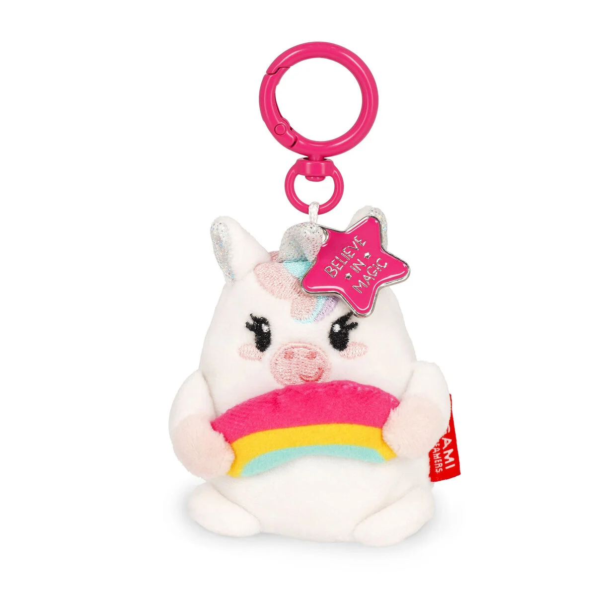 Unicorn Plush Key Ring - Tiny Super Soft!